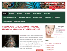 Tablet Screenshot of biologimediacentre.com